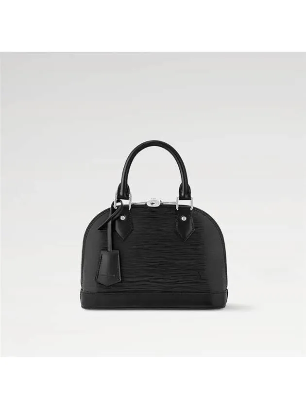 Alma BB Epi Tote Bag Black