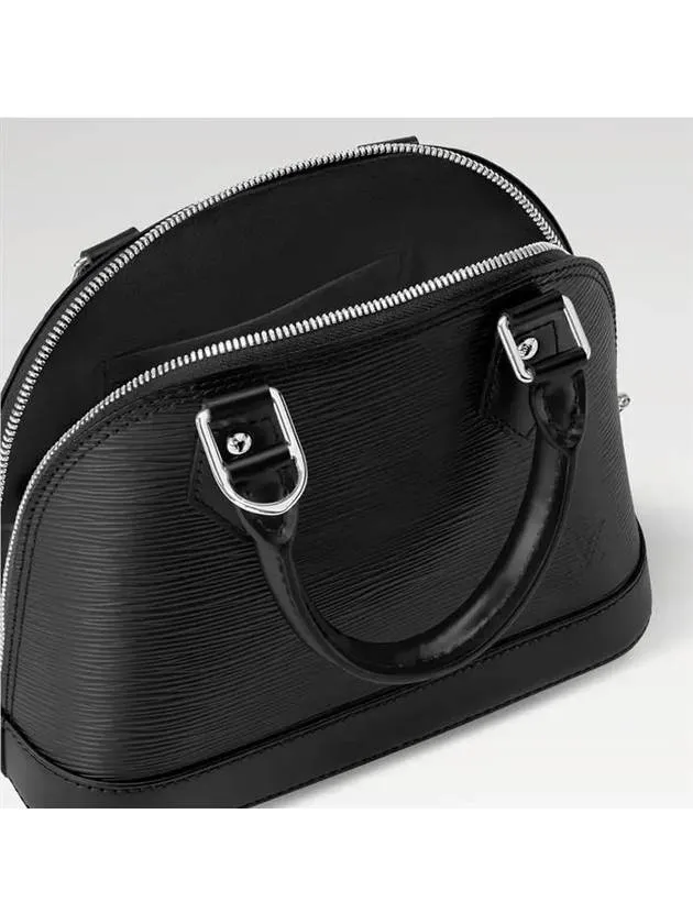 Alma BB Epi Tote Bag Black