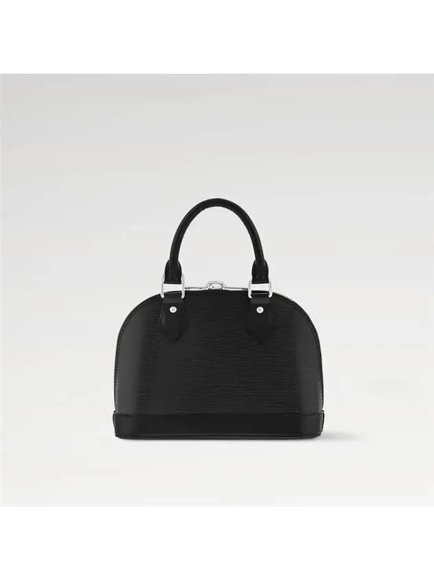 Alma BB Epi Tote Bag Black