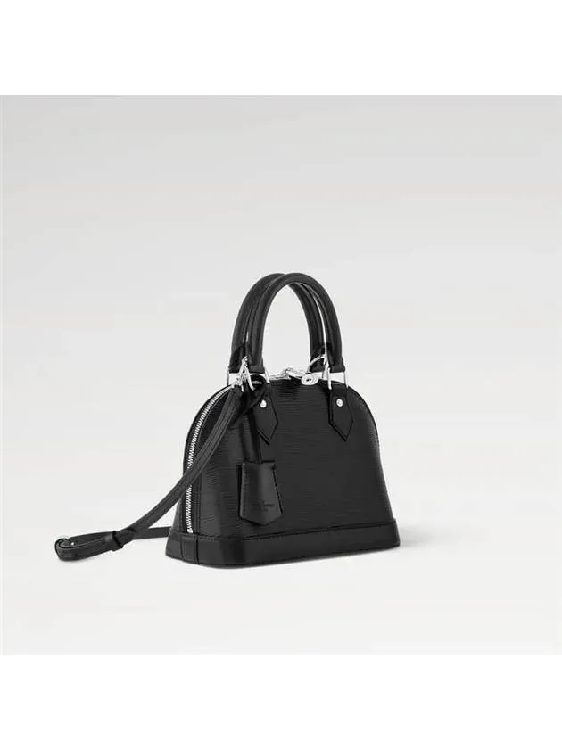 Alma BB Epi Tote Bag Black