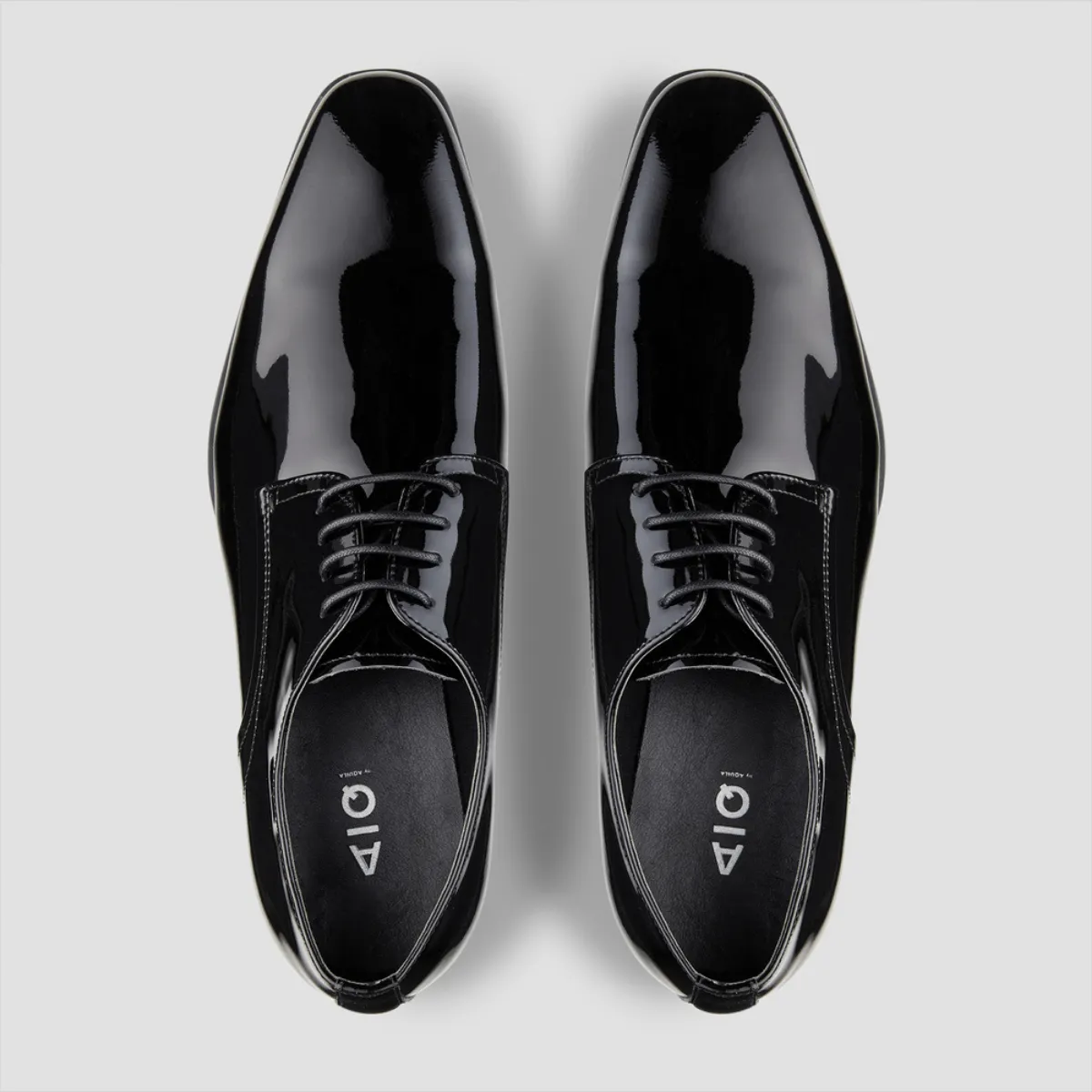 AQ By Aquila Brookwell Patent Black Dress Shoes