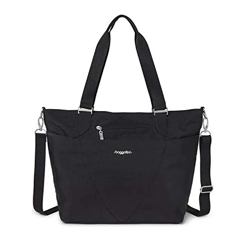 Baggallini unisex adult Travel Bag Avenue Tote, Black