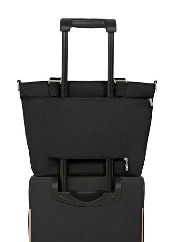 Baggallini unisex adult Travel Bag Avenue Tote, Black