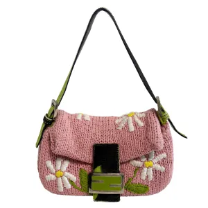 Baguette Pink Floral Knit