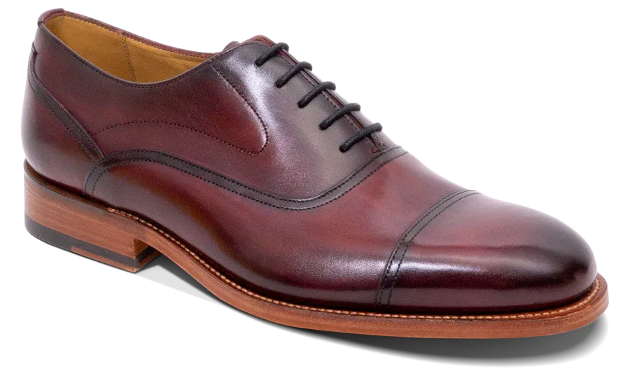 BARKER Cherwell - Hand Brushed Burgundy