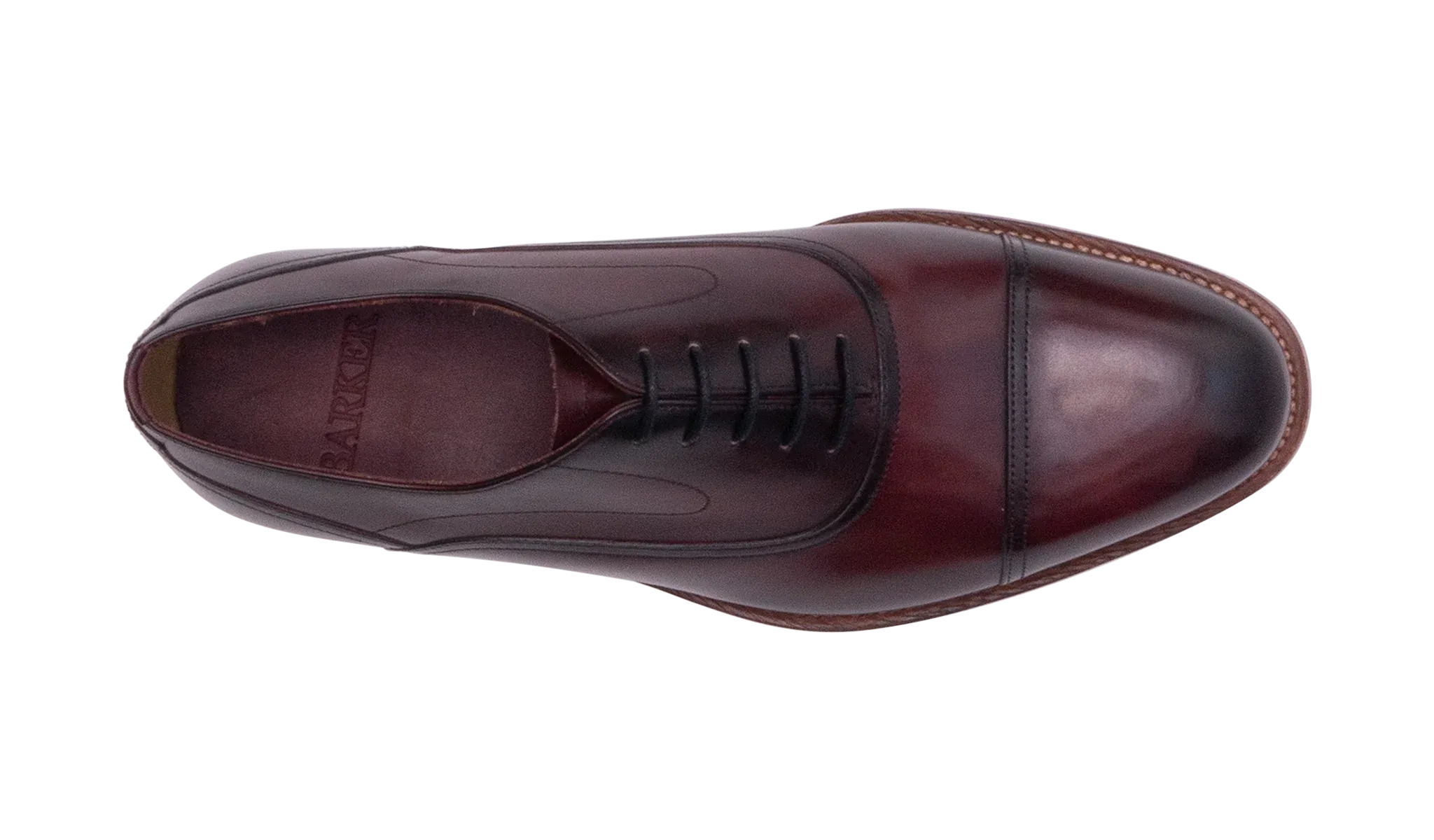 BARKER Cherwell - Hand Brushed Burgundy