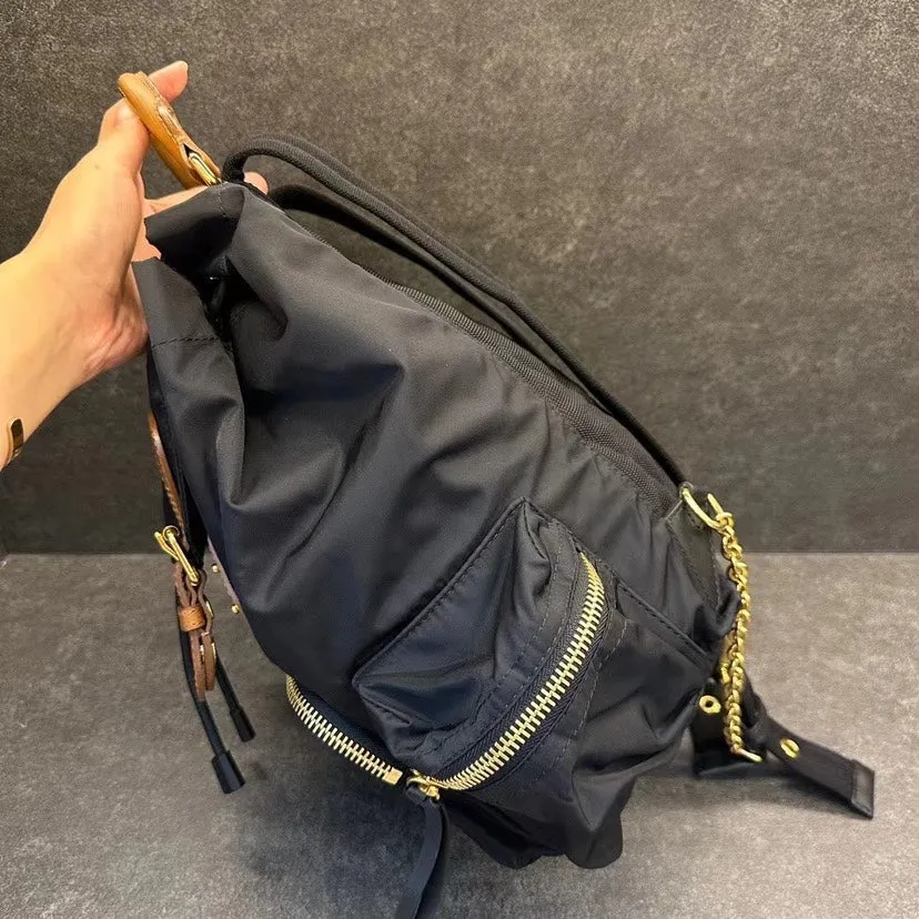 Burberry The Rucksack Small Black Backpack