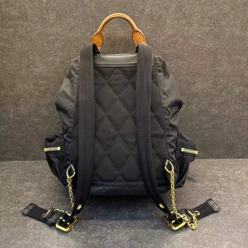 Burberry The Rucksack Small Black Backpack