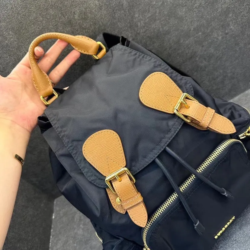 Burberry The Rucksack Small Black Backpack