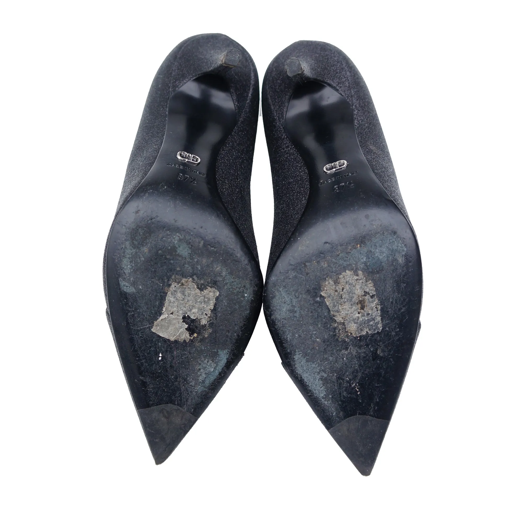 CHRISTIAN DIOR GLITTER PUMP HEELS SHOES