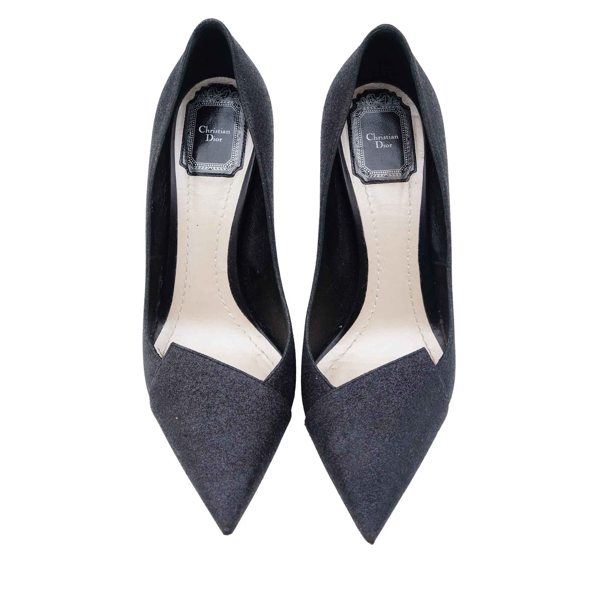 CHRISTIAN DIOR GLITTER PUMP HEELS SHOES