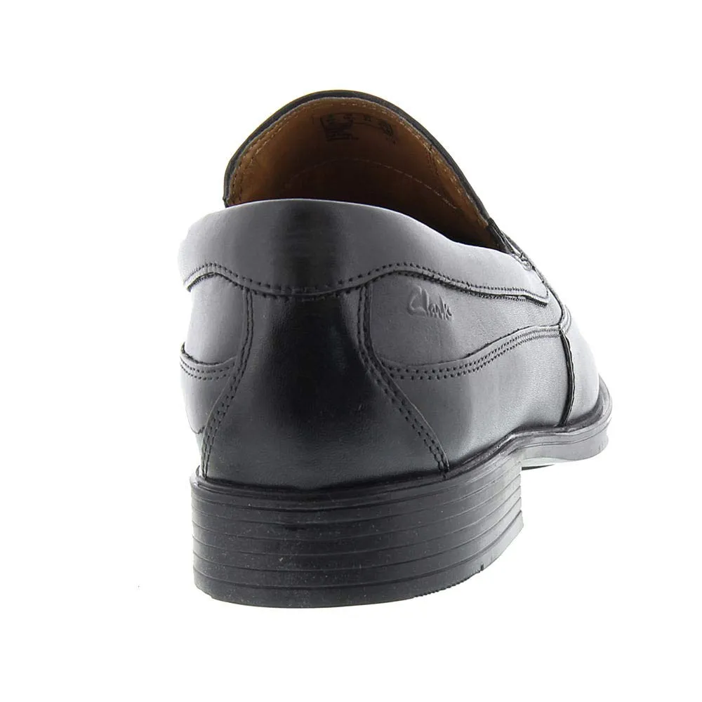 Clarks Men's Tilden Free, Black Leather, 8.5 D - Medium