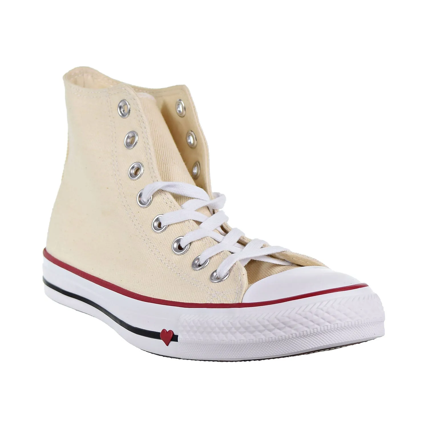 Converse Chuck Taylor All Star Hi Unisex Shoes Denim Love Natural/White/Garnet