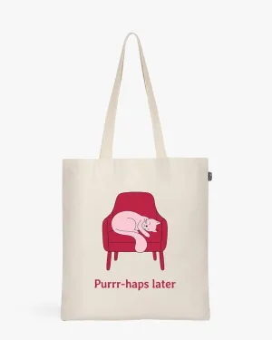 Cotton Tote Bag (Pack of 20) - Purrr-haps later
