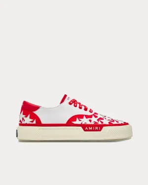 Court White / Red Low Top Sneakers