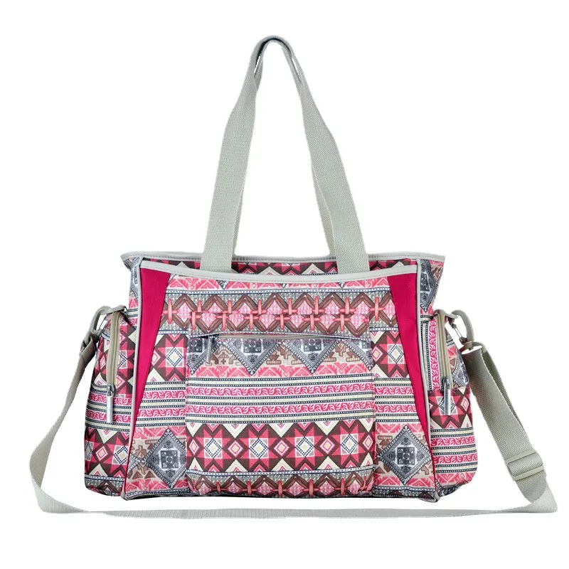 Diaper Bags Mommy Bag Canvas Multi-Functional Mummy Bag Large Capacity Crossbody