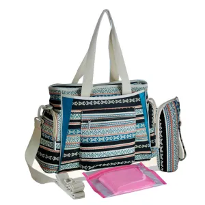 Diaper Bags Mommy Bag Canvas Multi-Functional Mummy Bag Large Capacity Crossbody