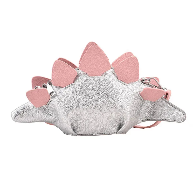 Dinosaur Style Women's Shoulder Bag: Purses and Handbags, Small Crossbody Bag for Women, Casual Animal Clutch Bag, PU Leather