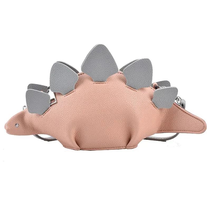 Dinosaur Style Women's Shoulder Bag: Purses and Handbags, Small Crossbody Bag for Women, Casual Animal Clutch Bag, PU Leather