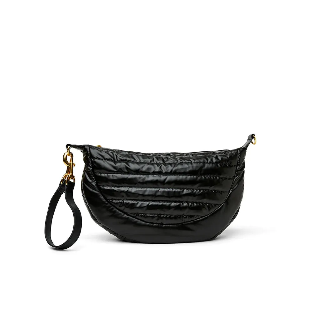 Elton Hobo Cross Body-Pearl Black