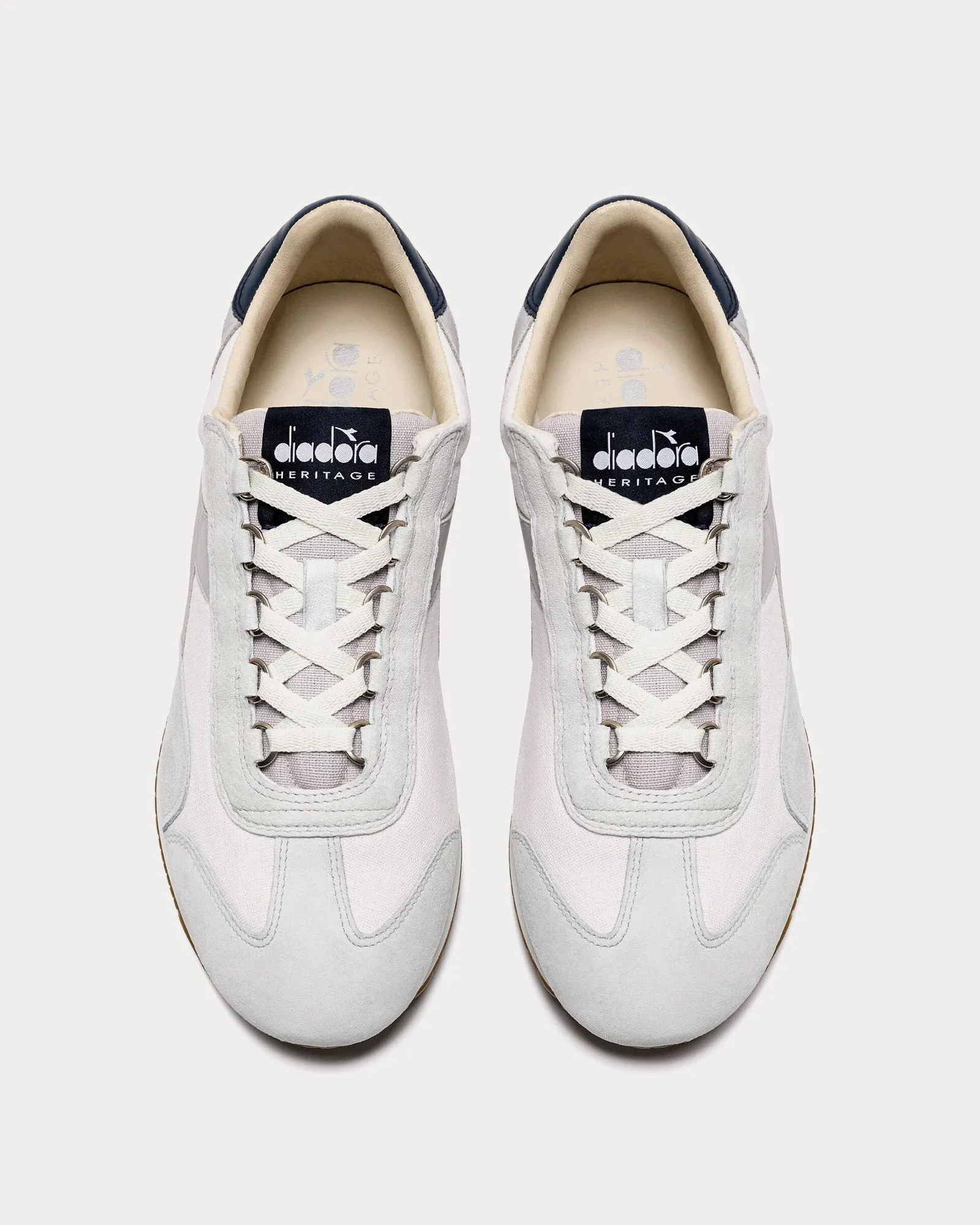 Equipe H Canvas Stone Wash Sky / Blue Diamond Low Top Sneakers
