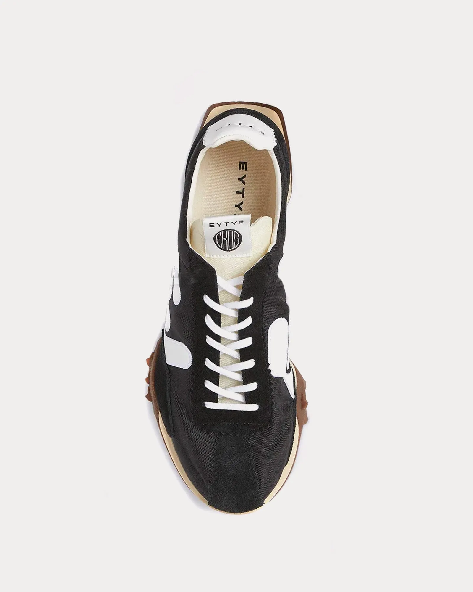 Eros Suede Black Low Top Sneakers