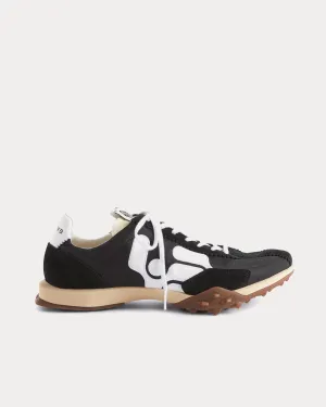 Eros Suede Black Low Top Sneakers