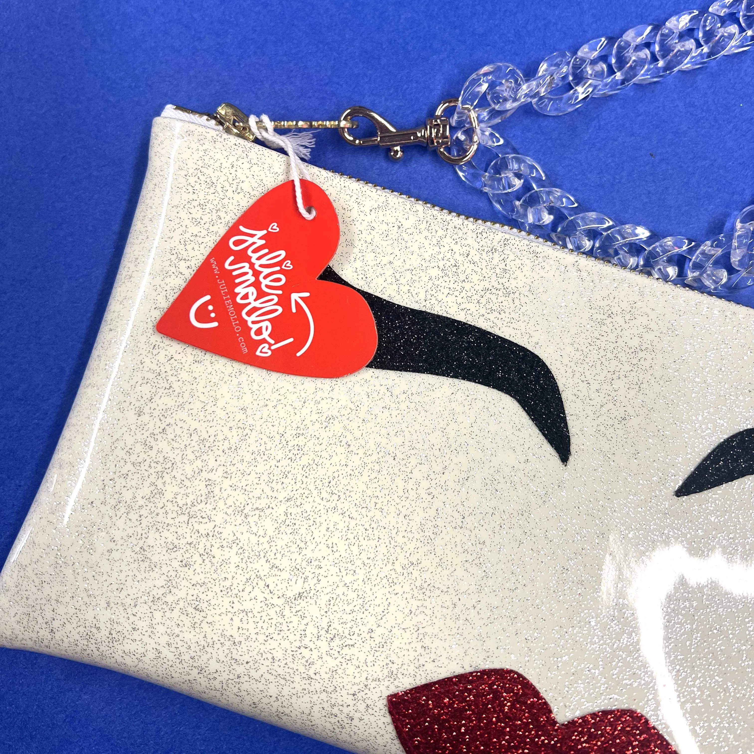 Fancy Flamingo Glitter Clutch! 🌸 Strut in Style with Flair!