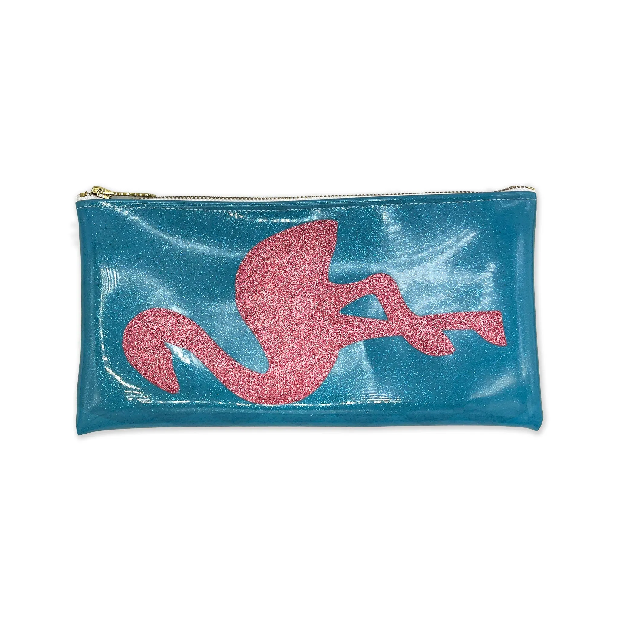 Fancy Flamingo Glitter Clutch! 🌸 Strut in Style with Flair!