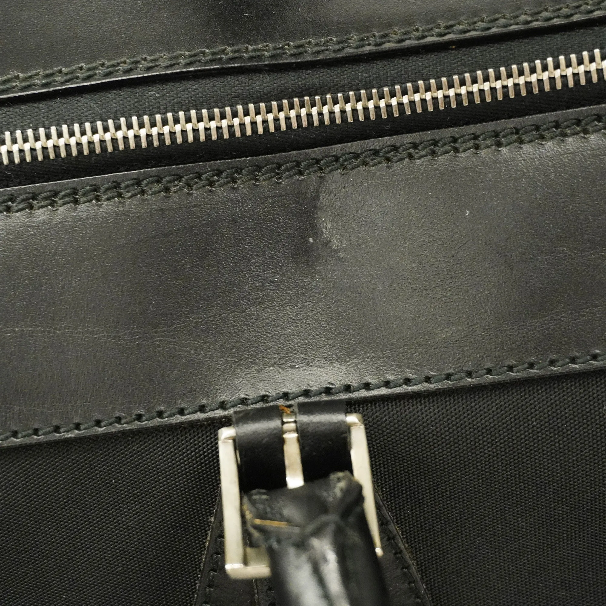 GUCCI  Boston Bag 201847 Men,Women,Unisex Leather,Nylon Boston Bag Black