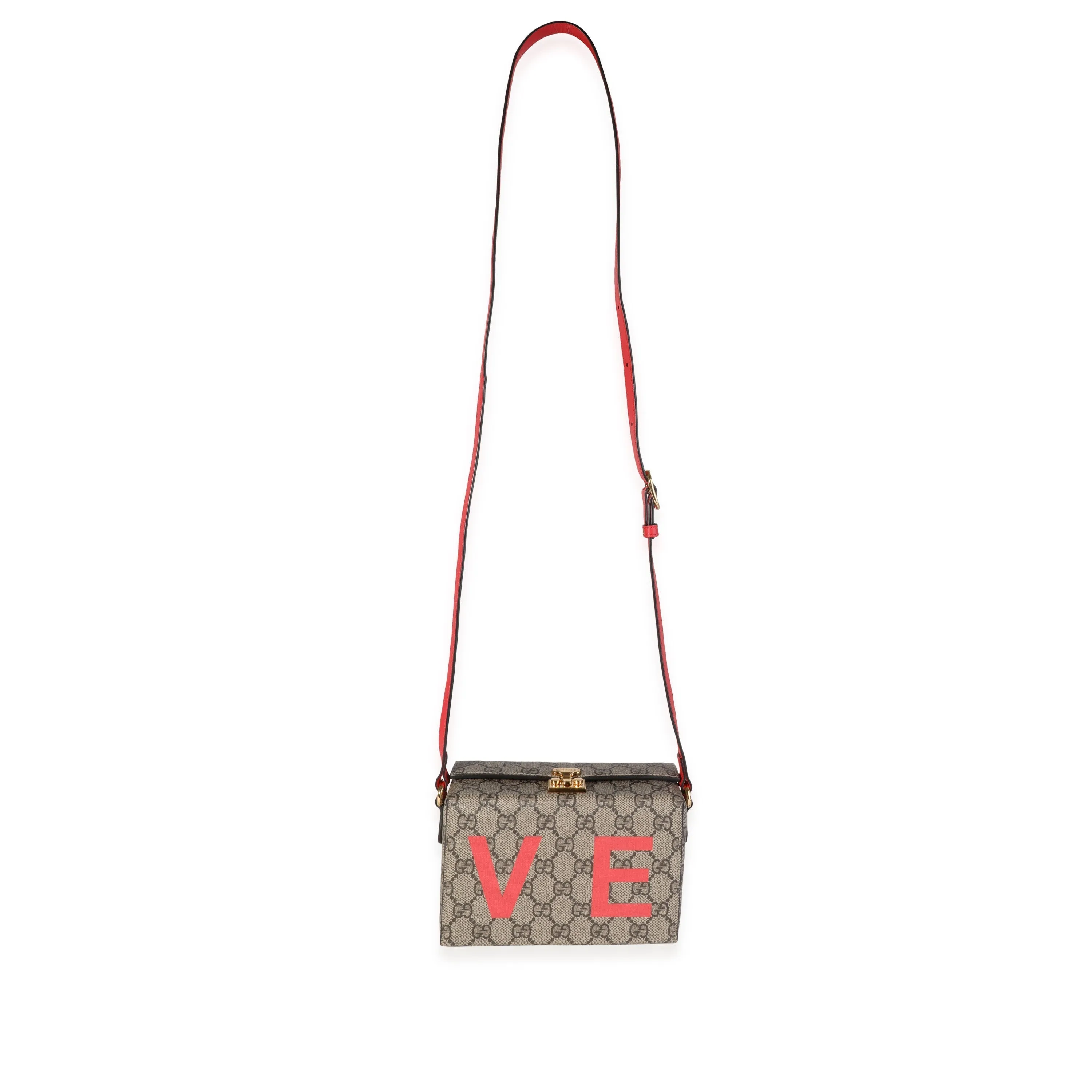 Gucci GG Supreme Valentine's Day Mini Box Bag