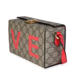 Gucci GG Supreme Valentine's Day Mini Box Bag