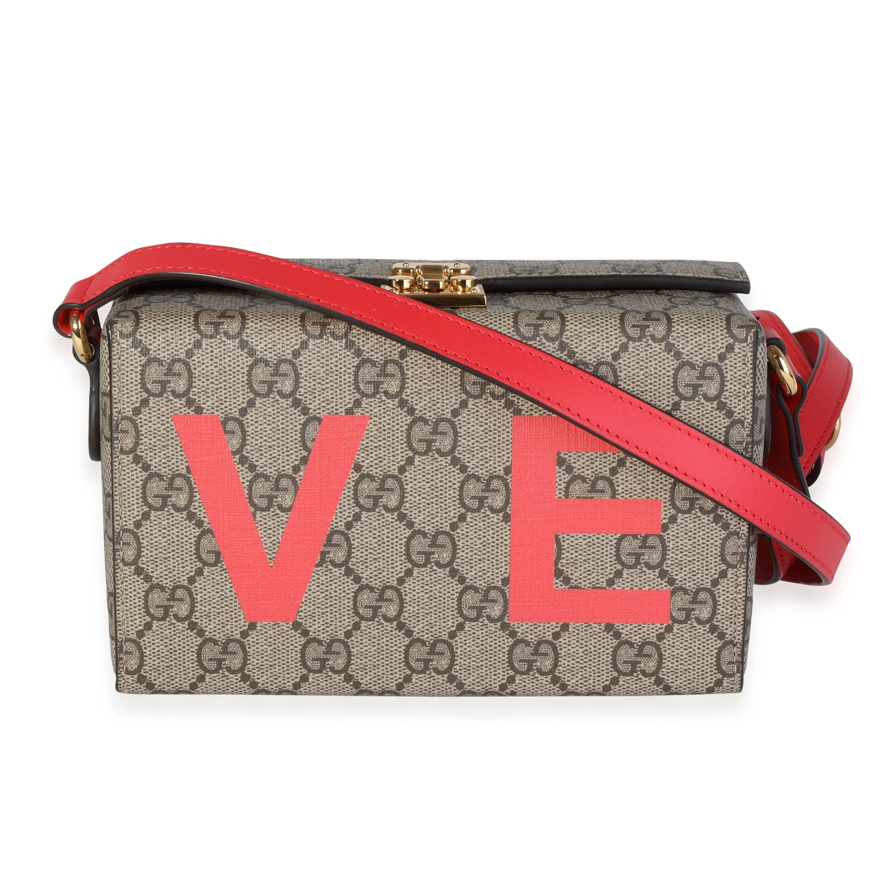 Gucci GG Supreme Valentine's Day Mini Box Bag