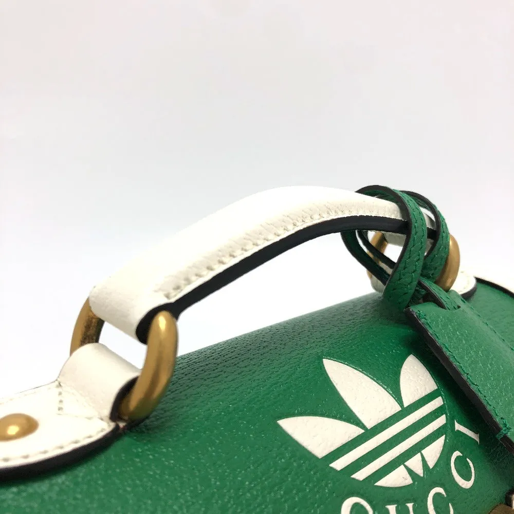 GUCCI Handbag 723801 leather green logo golf ball case Women Used