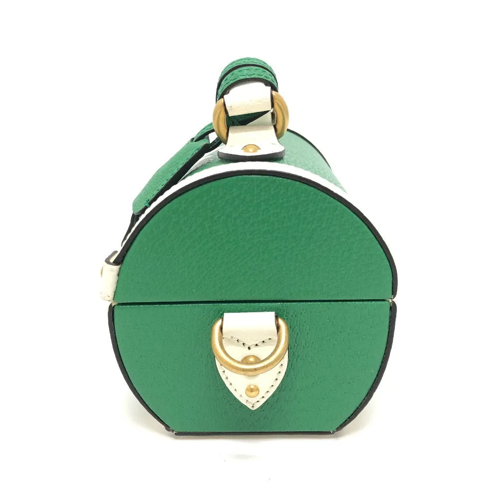 GUCCI Handbag 723801 leather green logo golf ball case Women Used
