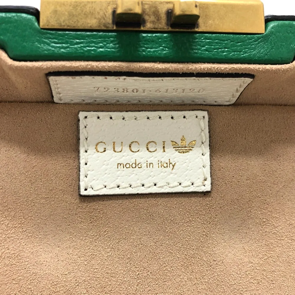 GUCCI Handbag 723801 leather green logo golf ball case Women Used