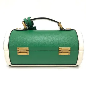 GUCCI Handbag 723801 leather green logo golf ball case Women Used