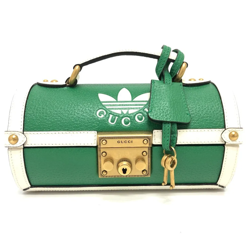 GUCCI Handbag 723801 leather green logo golf ball case Women Used