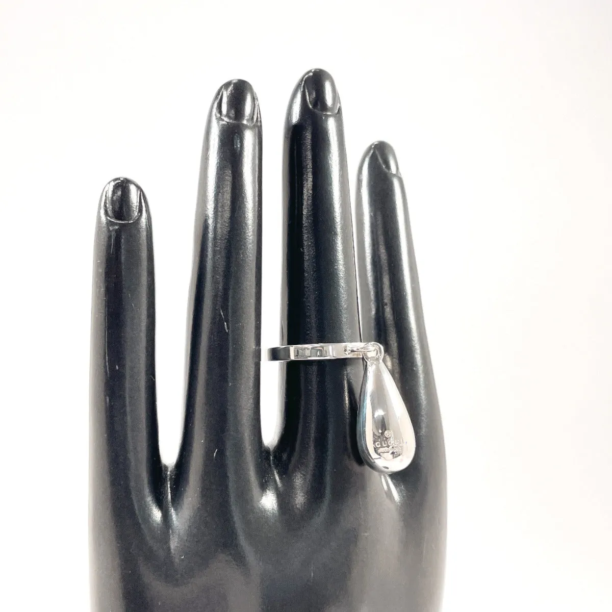 GUCCI Ring Silver925 Silver teardrop Women Used