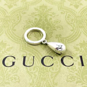 GUCCI Ring Silver925 Silver teardrop Women Used