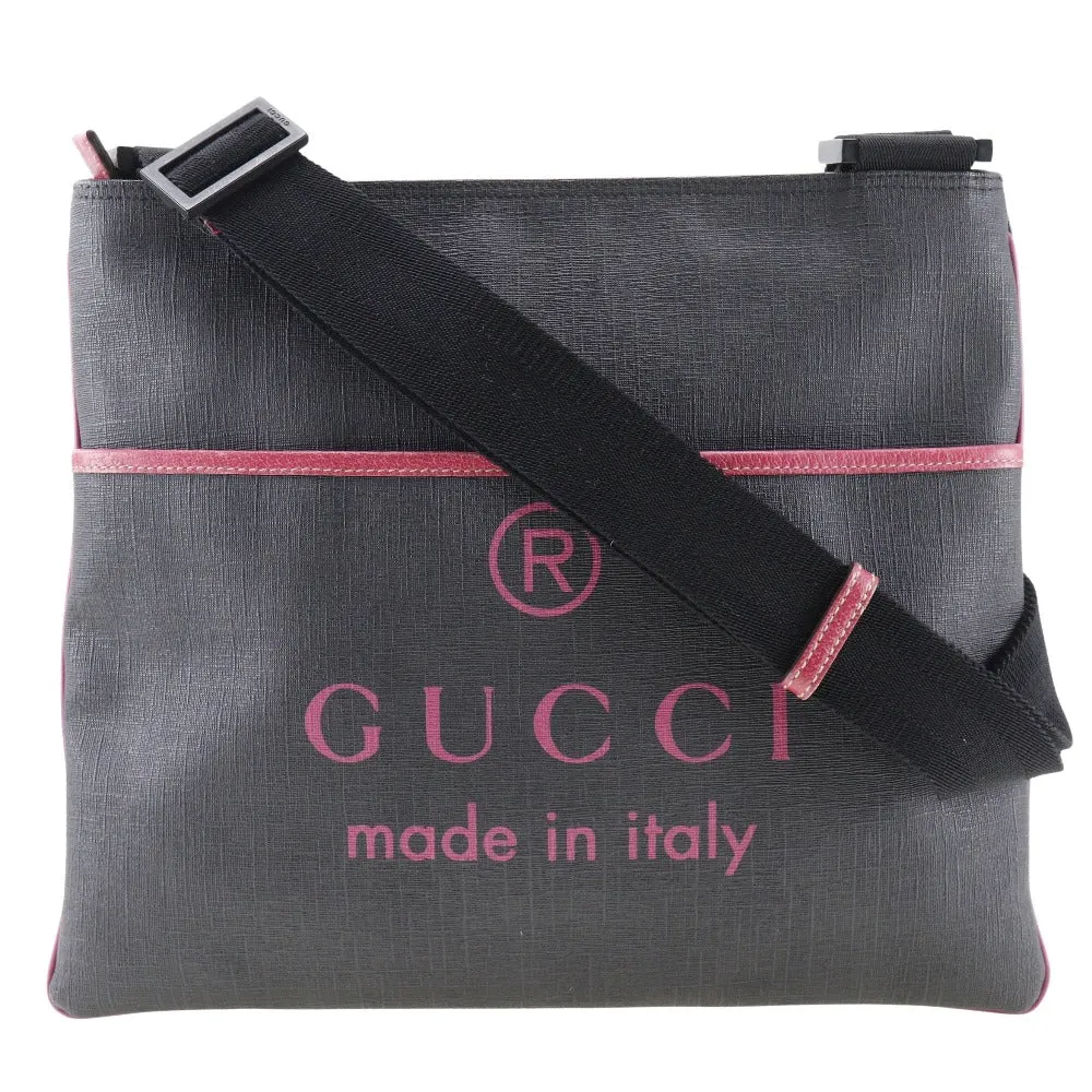 GUCCI Shoulder Bag 162904 leather black unisex(Unisex) Used