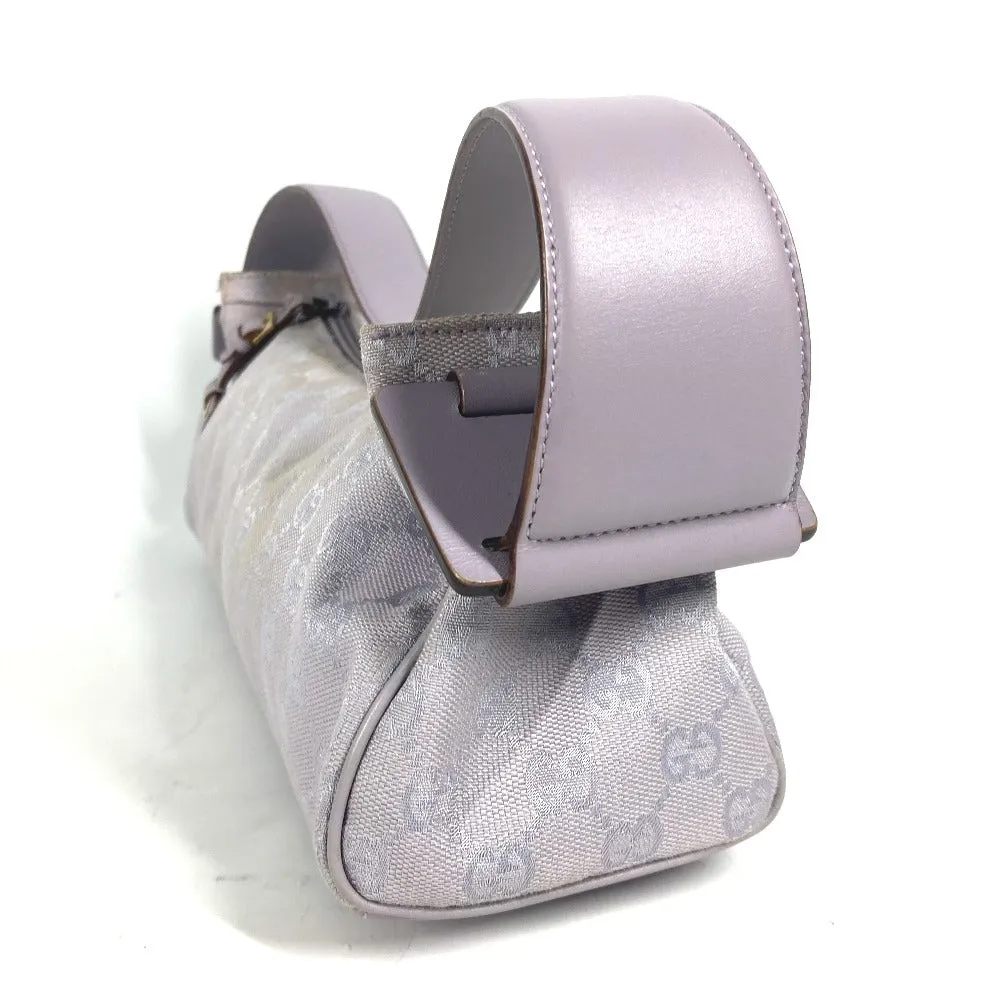 GUCCI Shoulder Bag 92697 GG canvas, leather Light purple GG Women Used