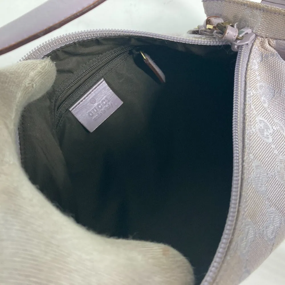 GUCCI Shoulder Bag 92697 GG canvas, leather Light purple GG Women Used