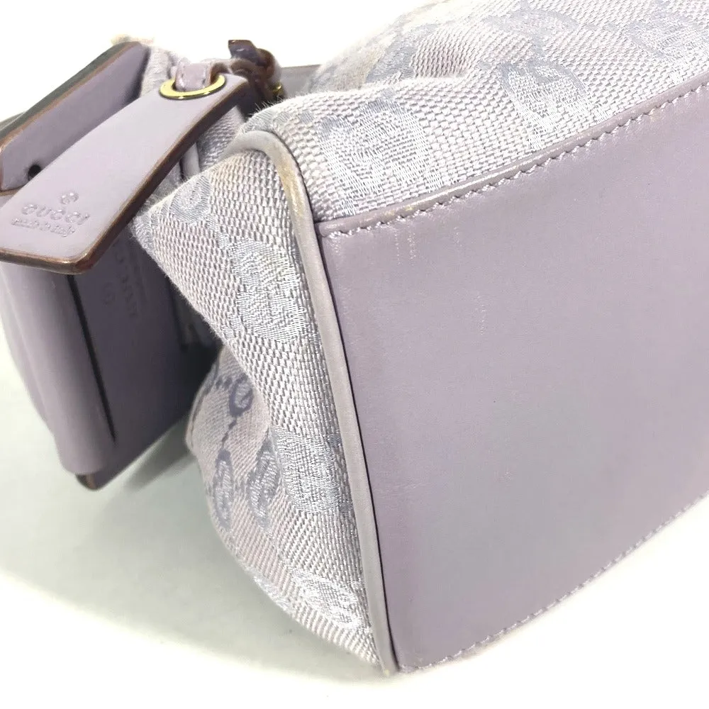 GUCCI Shoulder Bag 92697 GG canvas, leather Light purple GG Women Used