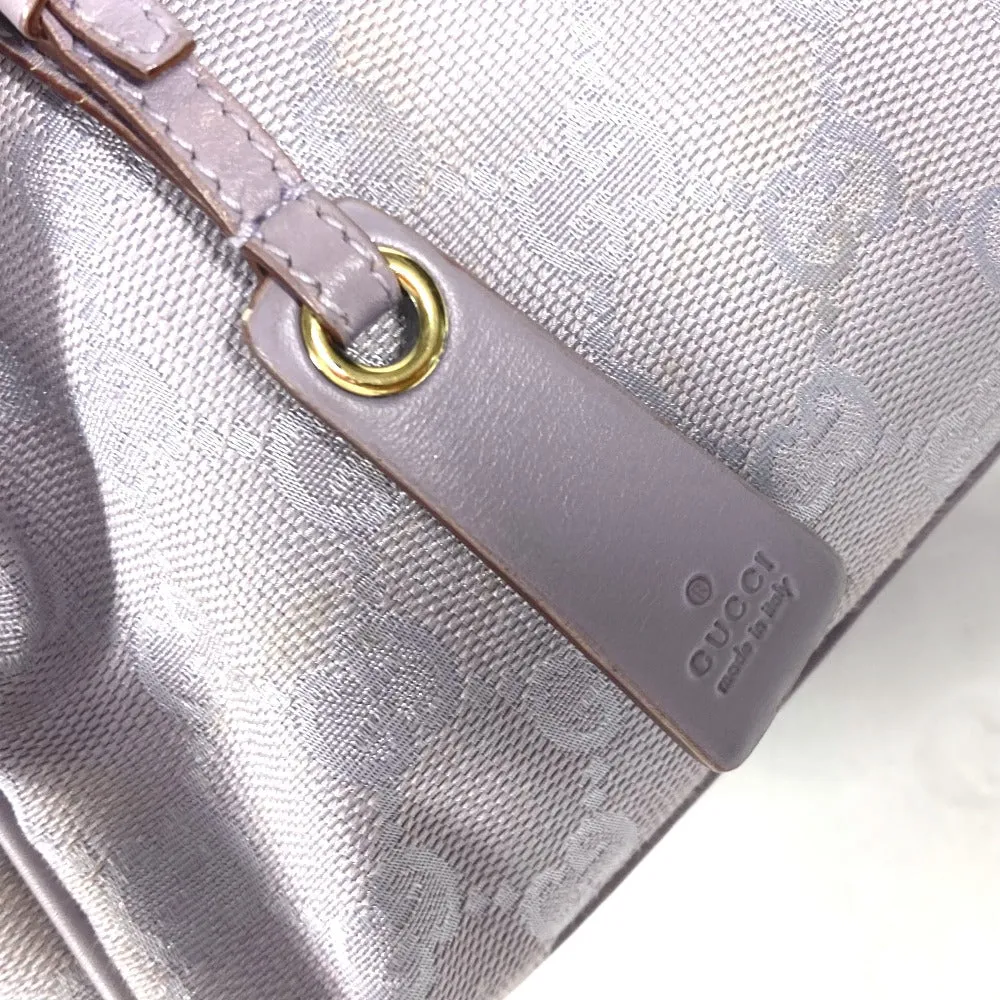 GUCCI Shoulder Bag 92697 GG canvas, leather Light purple GG Women Used