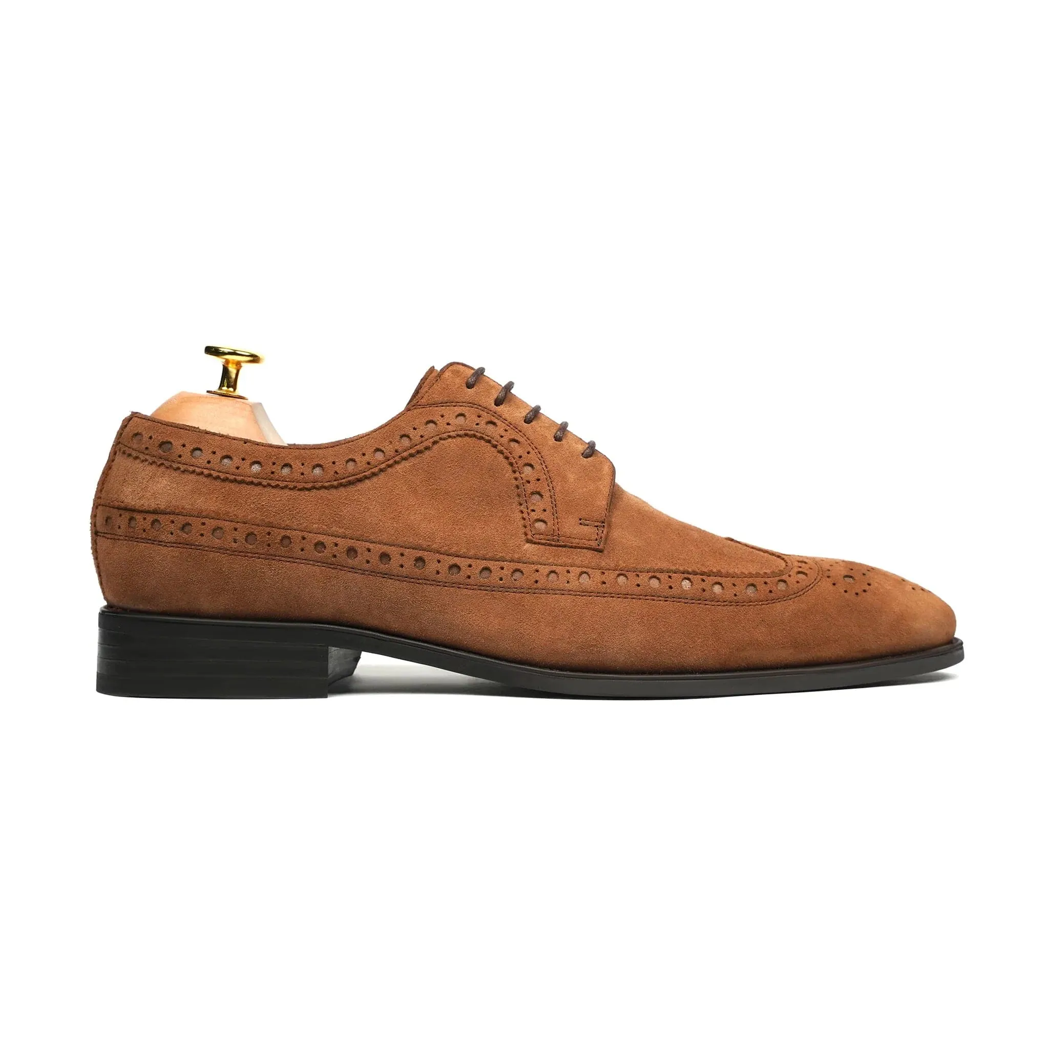 Handmade, Custom Suede Leather Men Oxford Shoes