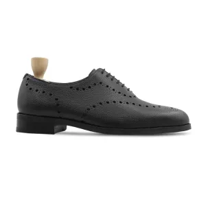 Handmade Customisable  Men's Pebble Leather Shoes