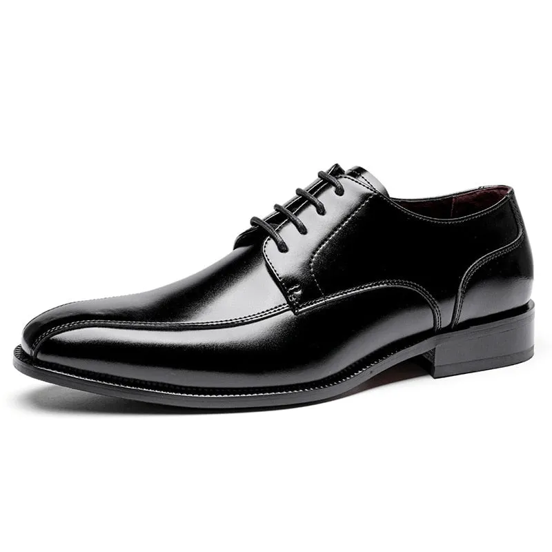 Handmade Oxford Dress Shoes Men Genuine Cow Leather Suit Shoes Footwear