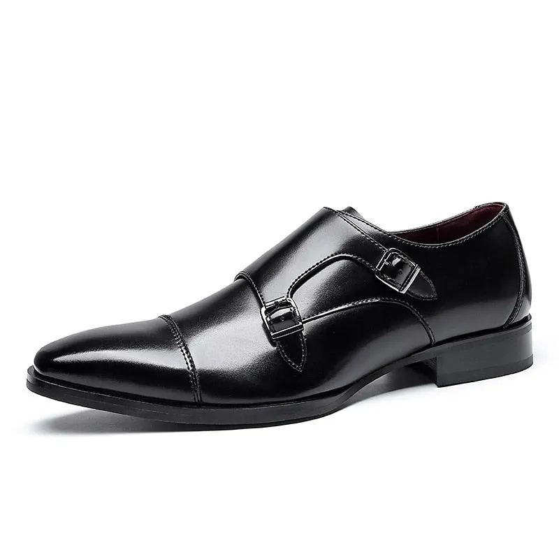 Handmade Oxford Dress Shoes Men Genuine Cow Leather Suit Shoes Footwear