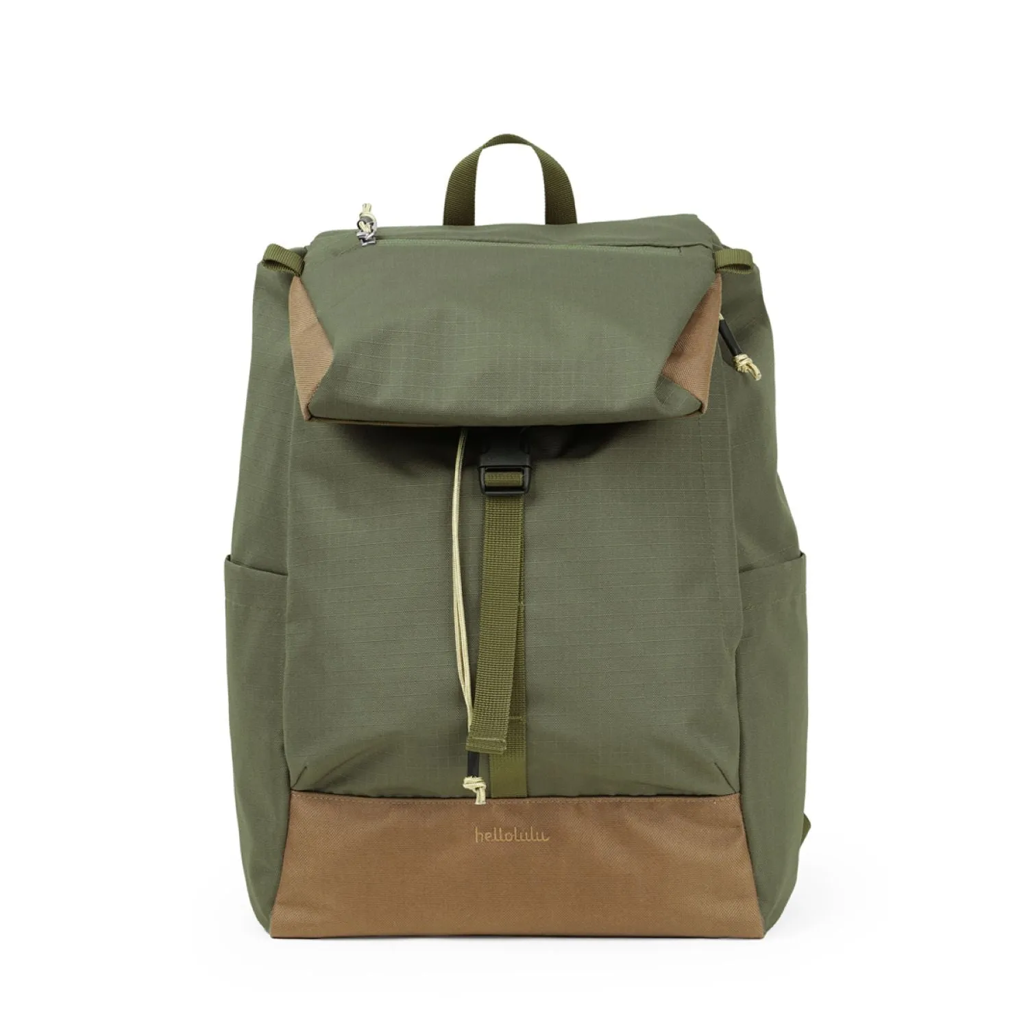 Hellolulu Saro Utility Flap Backpack M Recycled